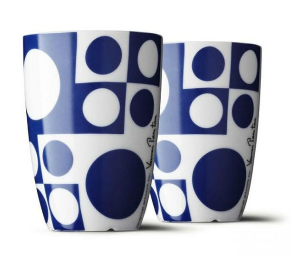 "PANTON" Medium cups blue